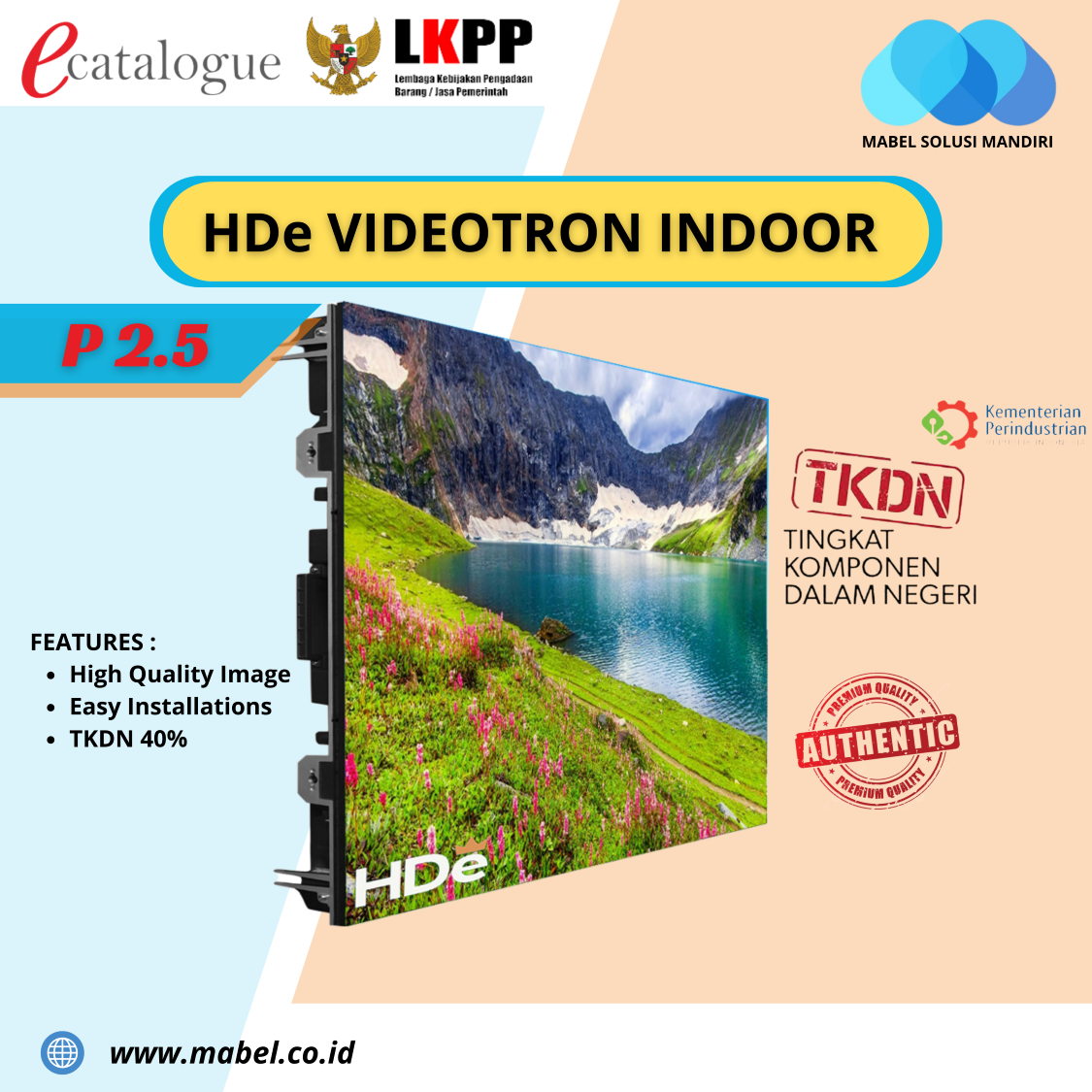 HDE LED INDOOR GEN-Y25