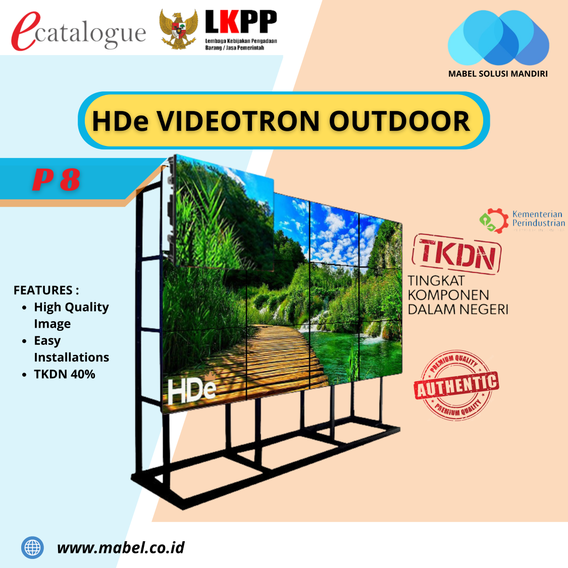 HDE LED OUTDOOR GEN-Z800